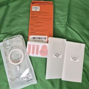 Bundle iPhone 16 Case, Includes Case 2 Tempered Glass Screen Protectors